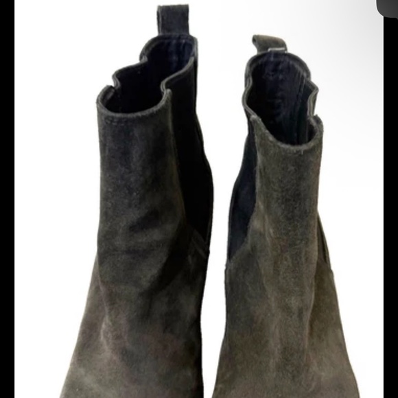 UGG Pax Chelsea Waterproof Leather Wedge Boots Size 9 Charcoal Gray 1095136 - Picture 4 of 14